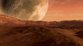 Desert Moon terrarium background