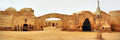 Desert Outpost Courtyard panoramic terrarium background