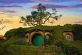 Hobbit on the Hillside terrarium background