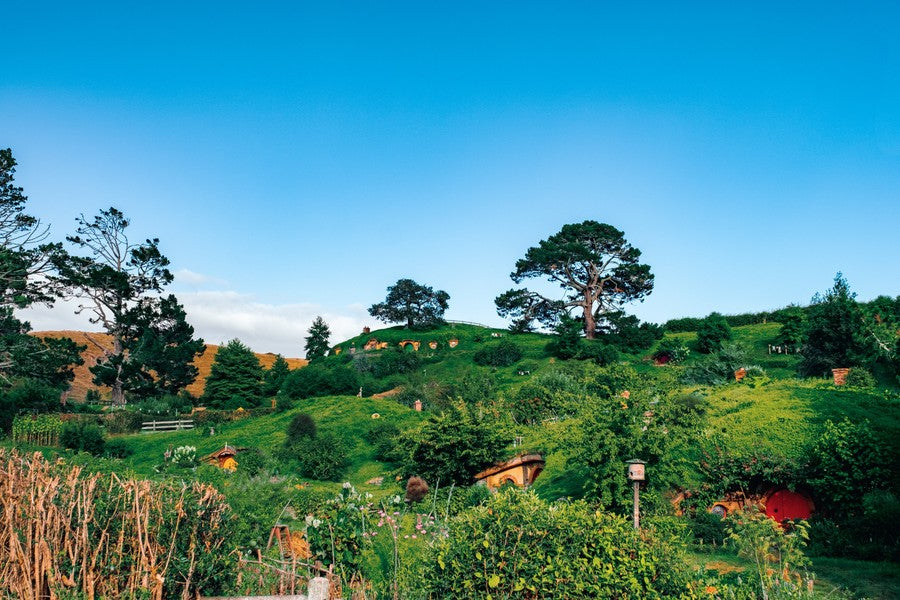 Hobbit Village terrarium background