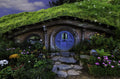 Hobbit With Blue Door terrarium background