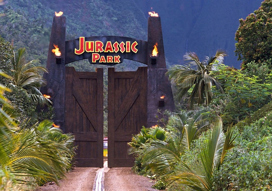 Jurassic Park terrarium background