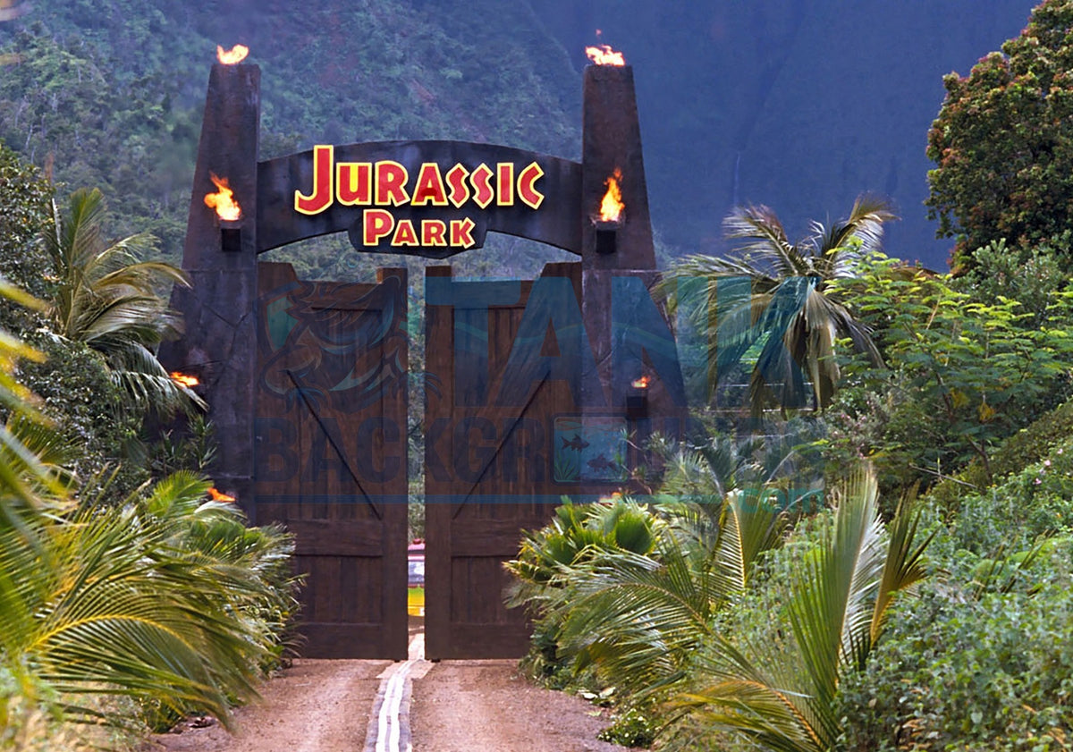 Jurassic Park terrarium background