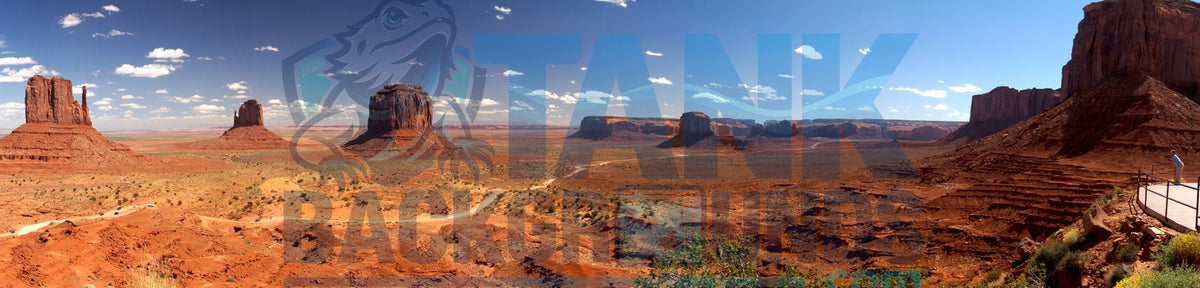Red Rock Desert Panorama terrarium background