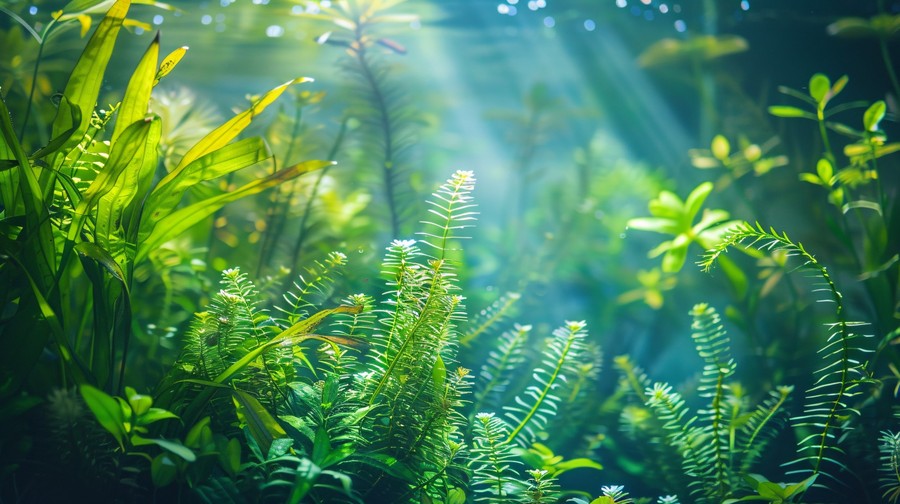 Sunlit Aquatic Garden