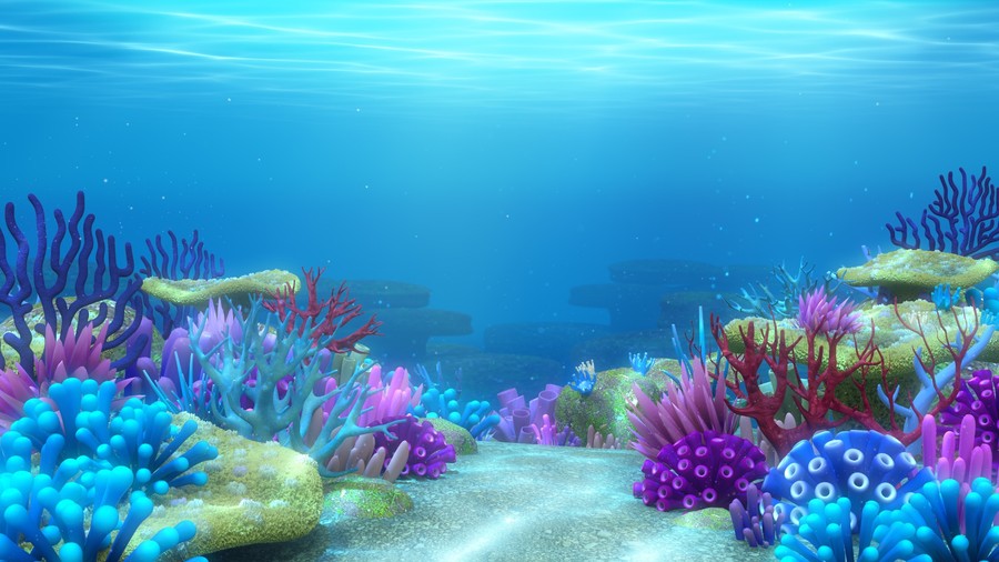 Vibrant Coral Garden